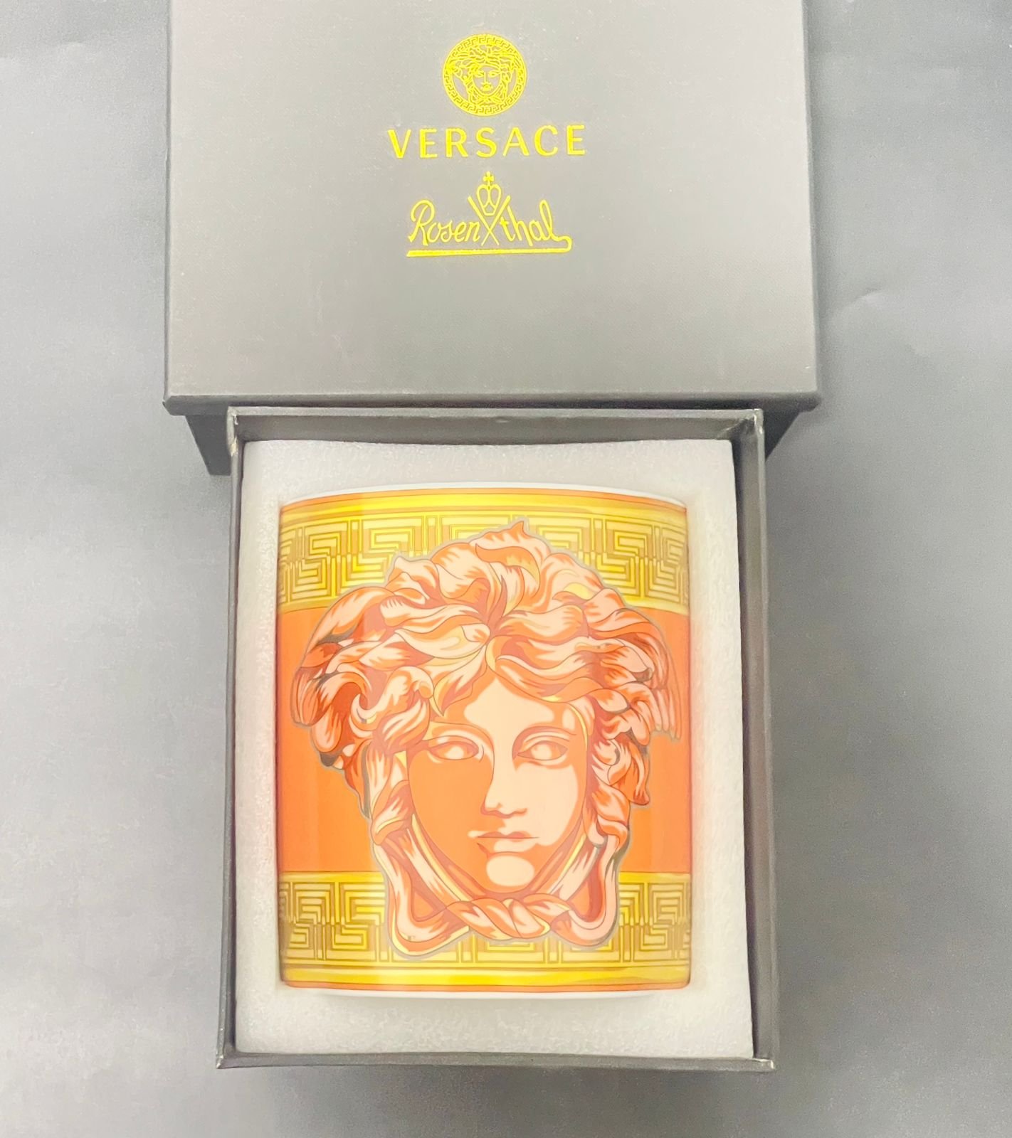 Versace cylinder vase - Image 4 of 5
